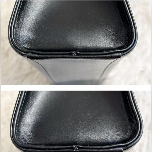 Valentino Garavani Vintage Black Leather Handbag RARE- ONLY ONE ON POSH! - Picture 5 of 15